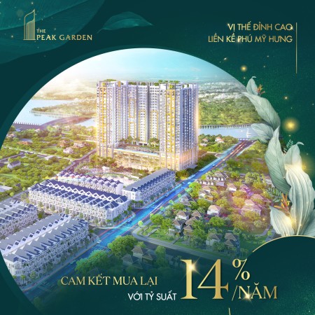 Căn hộ chăm sóc sức khoẻ The Peak Garden âm thanh hạnh phúc Giuwac chốn phồn hoa