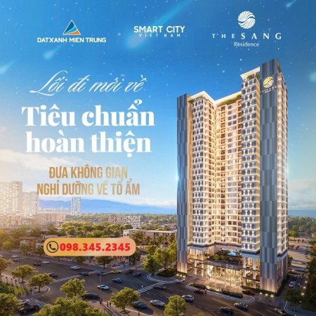 Ưu đãi cực tốt trong tuần này căn hộ 2PN chung cư cao cấp The Sang Residence