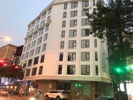 Bán cực gấp toàn văn phòng đường Đê La Thánh, dtsd 450m2, 10 tầng mặt tiền 19m, giá 190 tỷ