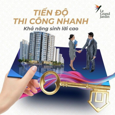 Sở hữu căn hộ không gian sáng tạo tại dự án Le Grand Jardin, chiết khấu 3% thanh toán theo tiến độ