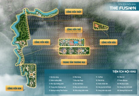 The Fusion đất nền biệt thự 100% thổ cư liềnn kề khu công nghiệp Sonadezi Châu Đức