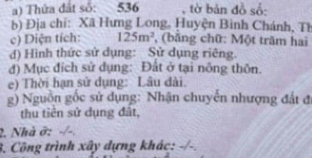 Đất nền Bình Chánh gần bên Nguyễn Văn Linh và Quốc Lộ 1A, sổ hồng riêng