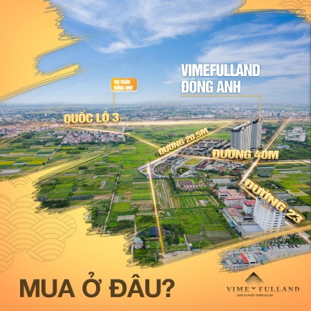 Shophouse, Liền kề trung tâm hành chính Đông Anh, pháp lý đầy đủ, đầu tư sinh lời