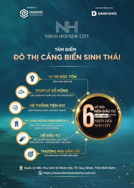 Đất nền ven biển sở hữu lâu dài 100% có sổ tại Quy Nhơn