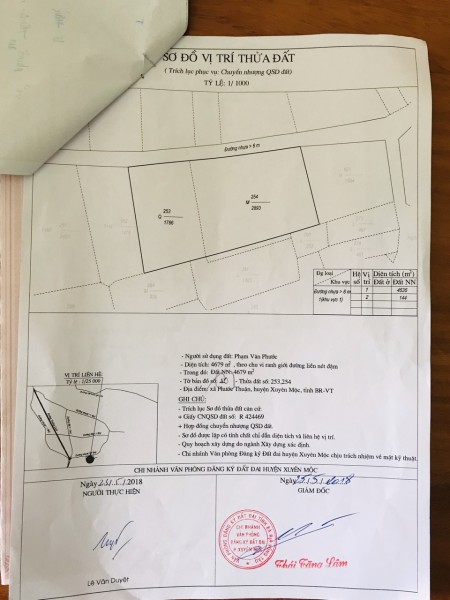 Đất bán gần tiểu học Gò Cát , Phước Thuận