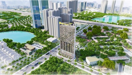 BÁN CH TRINITY TOWER CẠNH VINHOMES GREEN BAY,VIEW HỒ GIÁ CHỈ TỪ 36TR/M2,CK 9,7%, Ls 0%18 THÁNG