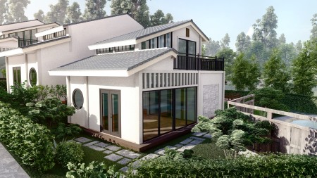Khu biệt thự nghỉ dưỡng đẳng cấp tại Lương Sơn - Hòa Bình, bàn giao full nội thất nghỉ dưỡng 5 sao