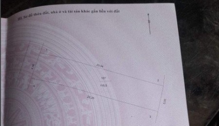 Cần bán đất thổ cư 100% Ấp Đồng Vỡ, Thanh Lâm, Mê Linh, 116m2 ô tô vào nhà, 14.5/ m2