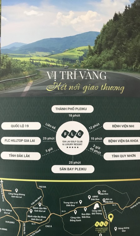 Đang đón chờ siêu phẩn, Khu du lịch nghỉ dưỡng FLC Gia Lai giá bán 16 triệu/m2, lhcc