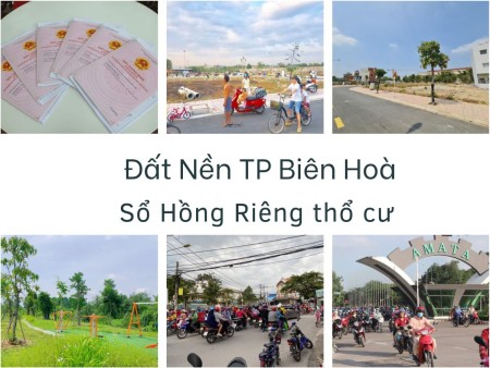 Đất nền trả góp trung tâm Biên Hoà sổ hồng riêng có liền liên hệ chính chủ 0936894008