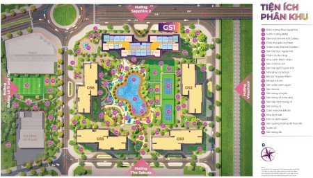 Bán SHOP khu GS1 tại Vinhome Smart City, View bể bơi, kinh doanh, đầu tư, ân hạn lãi xuất 2 năm