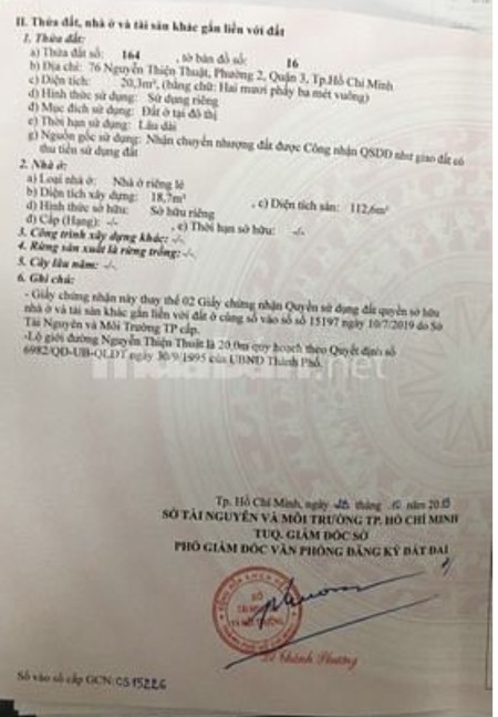 Bán gấp nhà đẹp 1 trệt 5 lầu tại 76 Nguyễn Thiện Thuật P2 Quận 3 giá bán chỉ 13.5 tỷ, dtsd 140m2