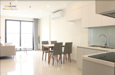 Cho thuê căn 2 Phòng ngủ, 60m2,có điều hòa, tại Vinhomes Smart City 6tr
