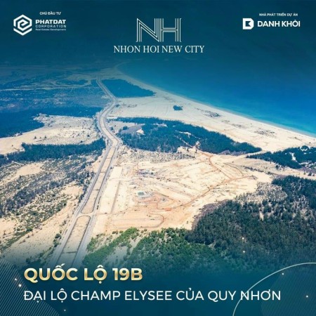 Bán đất nền ven biển dự án Nhơn Hội New City Quy Nhơn, giấy tờ đầy đủ, pháp lý chuẩn