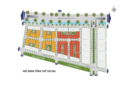 Nhà phố sắc màu mở bán giai đoạn đầu với nhiều chính sách ưu đãi The Sea By Thanh Long