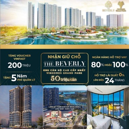 Căn hộ đẳng cấp nhất Vinhomes Grand Park - chỉ còn chưa tới 30 ngày tới thời điểm mở bán.