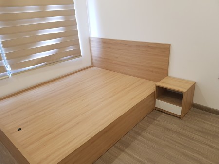 Cho thuê căn 2 phòng ngủ, 1vs full đồ gỗ tại chung cư Vinhomes Smart City giá 7.5 triệu
