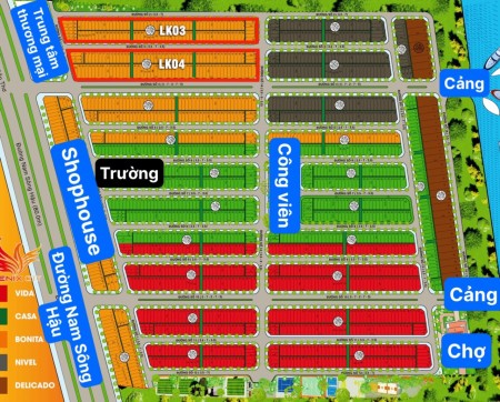 Mua-Bán đất nền dự án kdc Fenix City, giá 562triệu/nền-sổ riêng-Nam Cần Thơ