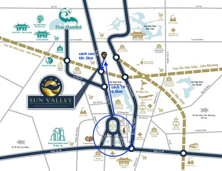 Tổng quan đát nề Sun Valley Bảo Lộc, giá tốt đầu tư sinh lời, tiện ích đầy đủ, xe vào tận nơi