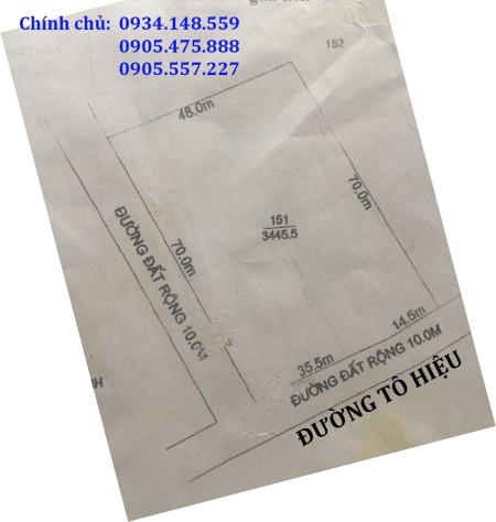Chính chủ chuyển nhượng lô đất 2 mặt tiền đường Tô Hiệu, thành phố Kon Tum