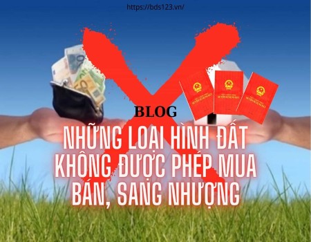 Những loại hình đất không được phép mua bán, sang nhượng