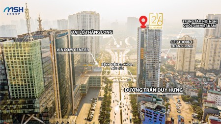 Bán căn 3 ngủ 101m2, view Đại Lộ Thăng Long, hàng chủ đầu tư, cuối năm 2021 nhận nhà