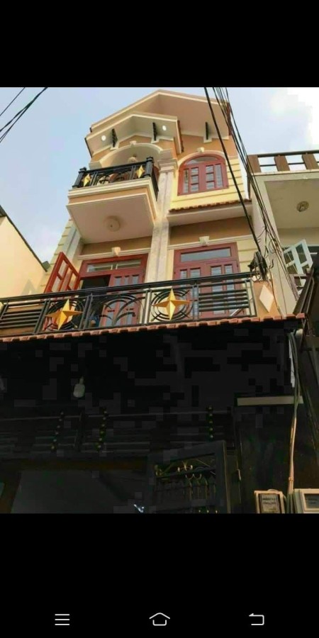 Nhà phường Sơn Kỳ, Tân Phú, diện tích sử dụng 4,5*17m, 3 tầng sổ hồng riêng, giá 7 tỷ