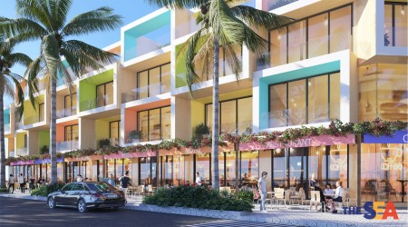 Shophouse 2 mặt tiền biển by Thanh Long Bay chiết khấu cao, nhiều chính sách ưu đãi