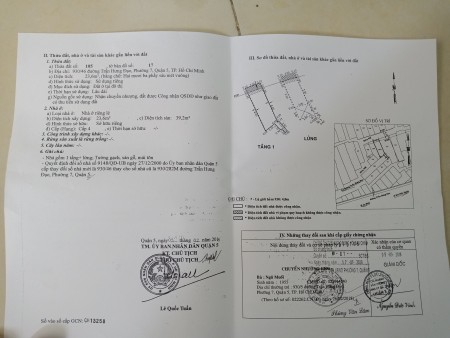 Tôi chính chủ bán nhà hẻm 3m 930/46 Trần Hưng Đạo P7 Quận 5. Hoa hồng MG giá 4.2 tỷ