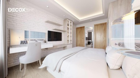 Bán căn hộ cao cấp tầng cao view đẹp full nội thất chung cư Homyland Riverside dt 85m2, 2 pn