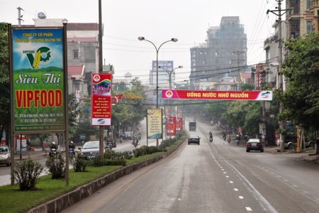 Bán nhà cấp 4, Mặt tiền đường Hùng Vương, dt 276m2 p Tiên Cát, tp Việt Trì, t Phú Thọ