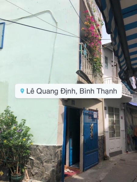 Nhà nguyên căn dt 37m2 1 trệt 2 lầu Lê Quang Định phường 5 Bình Thạnh giá bán 2.85 tỷ