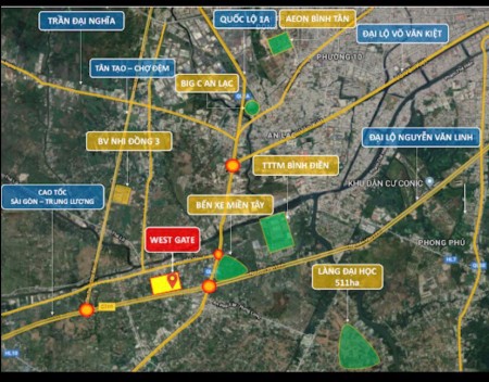 Ra gấp căn hộ cao cấp diện tích 85m2, 3 pn, 2 wc ngay trung tâm Bình Chánh, giá tốt đầu tư