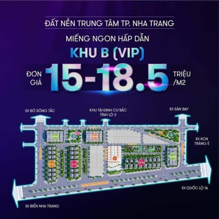 Bán đất nền tại trung tâm thành phố Nha Trang sổ hồng lâu dài pháp lý chính chủ, bàn giao ngay