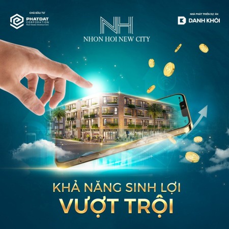 Đất nền ven biển dự án Nhơn Hội Newcity giá bán 2.39 tỷ, pháp lý chính chủ, sổ sẵn