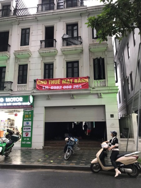 Cho thuê cửa hàng mặt bằng biệt thự shophouse khu Embasy Dreamland Xuân La Tây Hồ, full