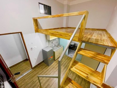 Căn hộ douplex diện tích sử dụng 30m2 quận 8 gần cầu chữ y đầy đủ nội thất