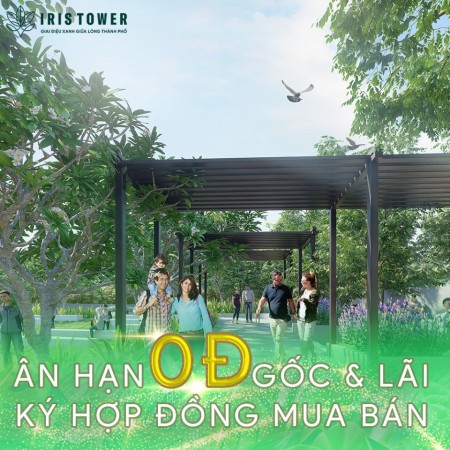 Căn hộ Iris Tower Bình Dương giá gốc chủ đầu tư ngân hàng hỗ trợ vay 70%, pháp lý chuẩn