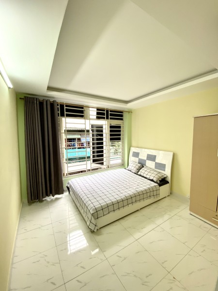 Phòng mới hoàn thiện, sẵn nội thất, mát mẻ. Ngay chợ Bà Chiểu khu dân trí cao, yên tĩnh
