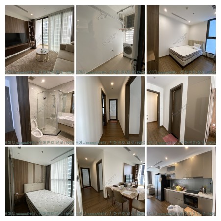 Cho thuê căn 2N Full nội thất đẹp giá tốt Vinhomes West Point tiện ích đầy đủ, giá tốt
