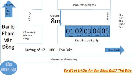 Hàng Hot Phân Lô Thủ Đức hàng hiếm ven sông Sài Gòn vị trí đắc địa gần GiGaMall