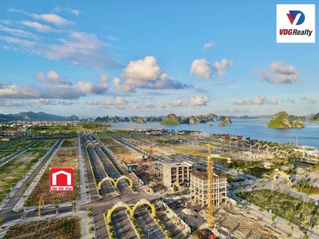 Suất ngoại giao đất biệt thự biển Phương Đông Vân Đồn lô góc 392m2, hướng Đông Nam, kênh điều hòa