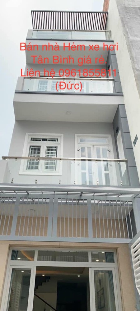 Bán nhà nguyên căn đẹp Quận Tân Bình hẻm xe hơi diện tích gần 90m2, giá bán 7.3 tỷ