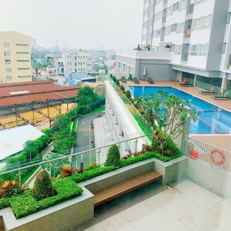 Cho thuê căn hộ 2PN, 2WC 70m2 Moonlight Boulevard giá 7.5 tr/tháng (có rèm cửa)