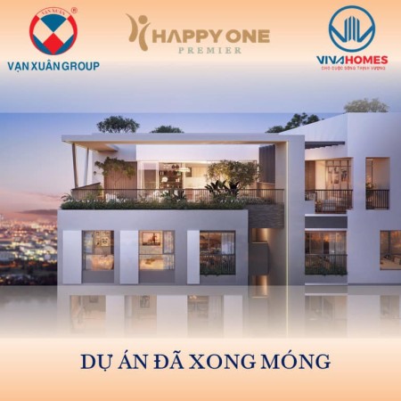 Căn hộ 1PN diện tích sử dụng 49m2 dự án Happy One Premier tiện ích nội khu đầy đủ