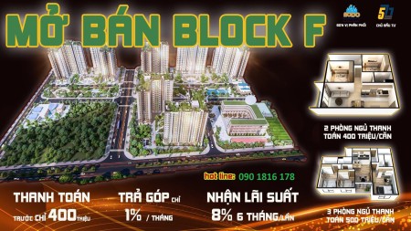 Căn hộ City Gate 5-CĐT 577 đường Võ Văn Kiệt, trả trước 400tr, nhận STK 16%. Sau 2 năm góp 1% tháng