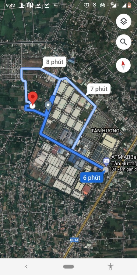 Bán đất nền sổ đỏ giá rẻ ngay khu công nghiệp Tân Hương, diện tích 100m2, sổ sẵn chính chủ