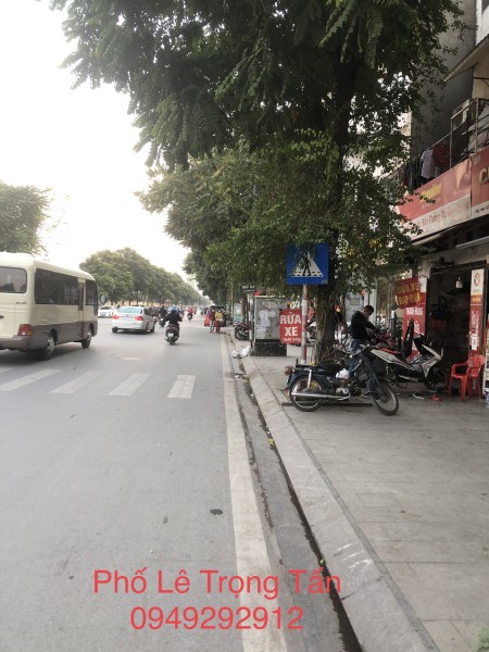 Bán đất mặt phố Lê Trọng Tấn, Thanh Xuân, 180m2, MT6m, 53 tỷ, xây tòa nhà VP