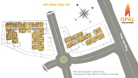 Căn hộ góc 3PN - 2Wc Opal Boulevard, view trung tâm thành phố HCM, giá 3.9 tỷ