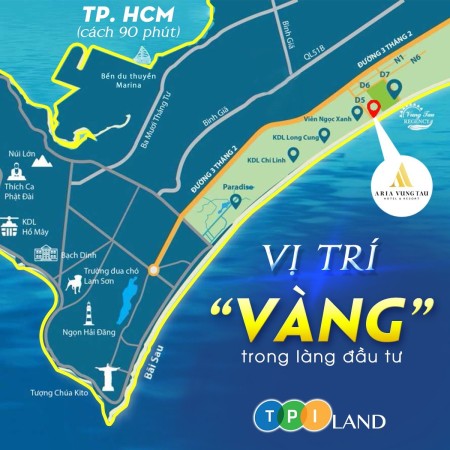 Bán căn hộ Aria Vũng Tàu 2PN 87m2 ưu đãi chiết khấu thanh toán lên đến 8% và ưu đãi tặng lượng vàng
